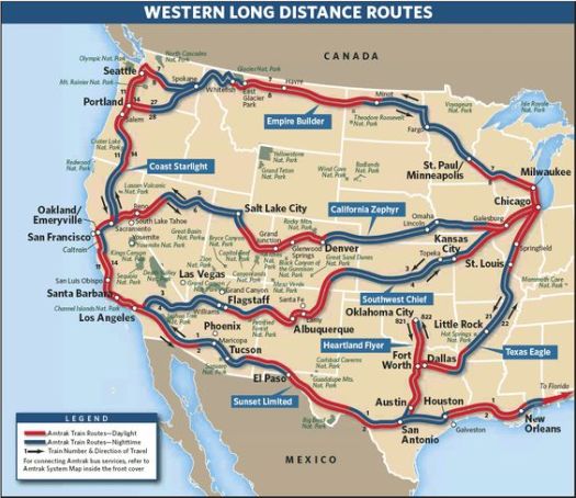 16 1 Amtrak Western Routes